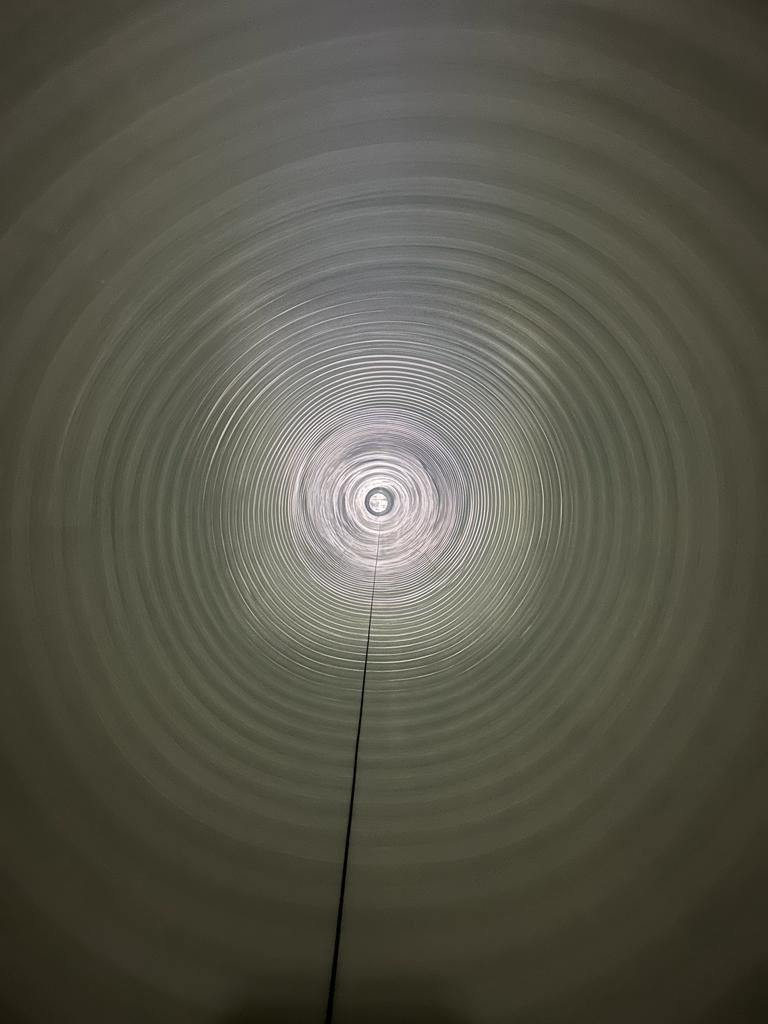 Vista dall’interno di una condotta risanata, fotografia fornita da SAPI